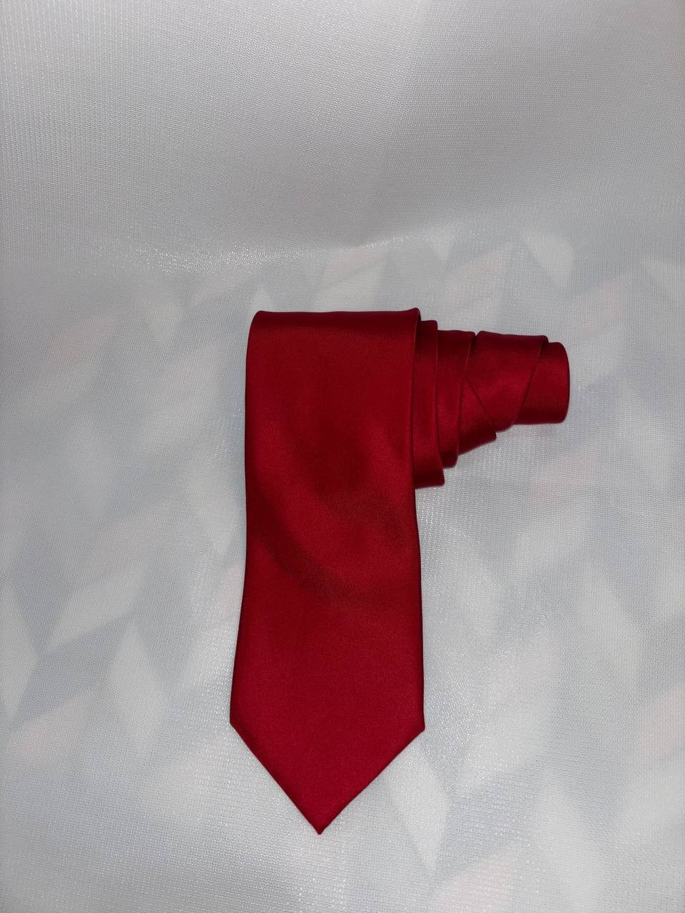 Vintage FRANGI Vintage men's tie red, 100% silk, made in Italy Size ONE SIZE - 3 Thumbnail