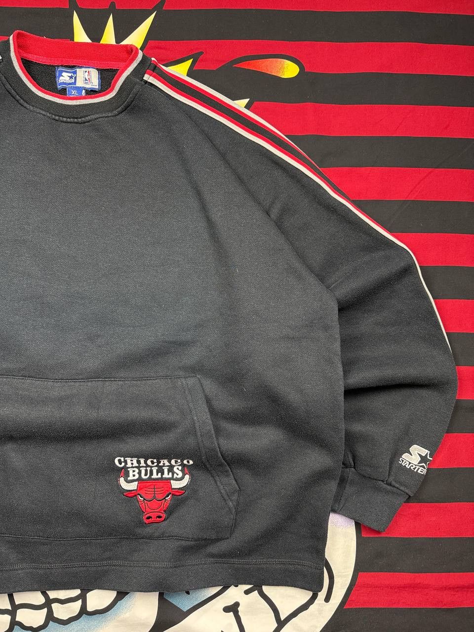 Starter Vintage 90s Chicago Bulls Starter sweatshirt NBA Size XL Size US XL / EU 56 / 4 - 2 Thumbnail