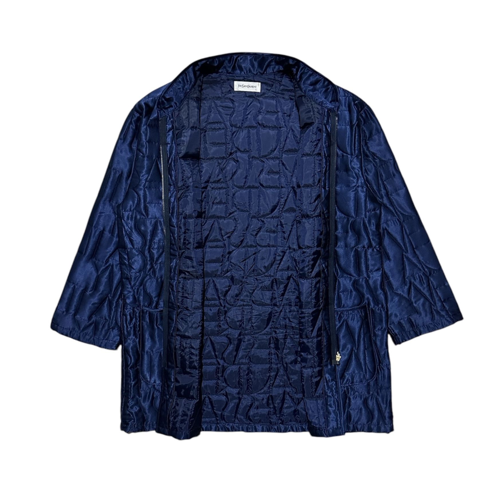 Saint Laurent Paris Sick🔥Vintage Yves Saint Laurent Embroidered Jacket Size US L / EU 52-54 / 3 - 3 Thumbnail