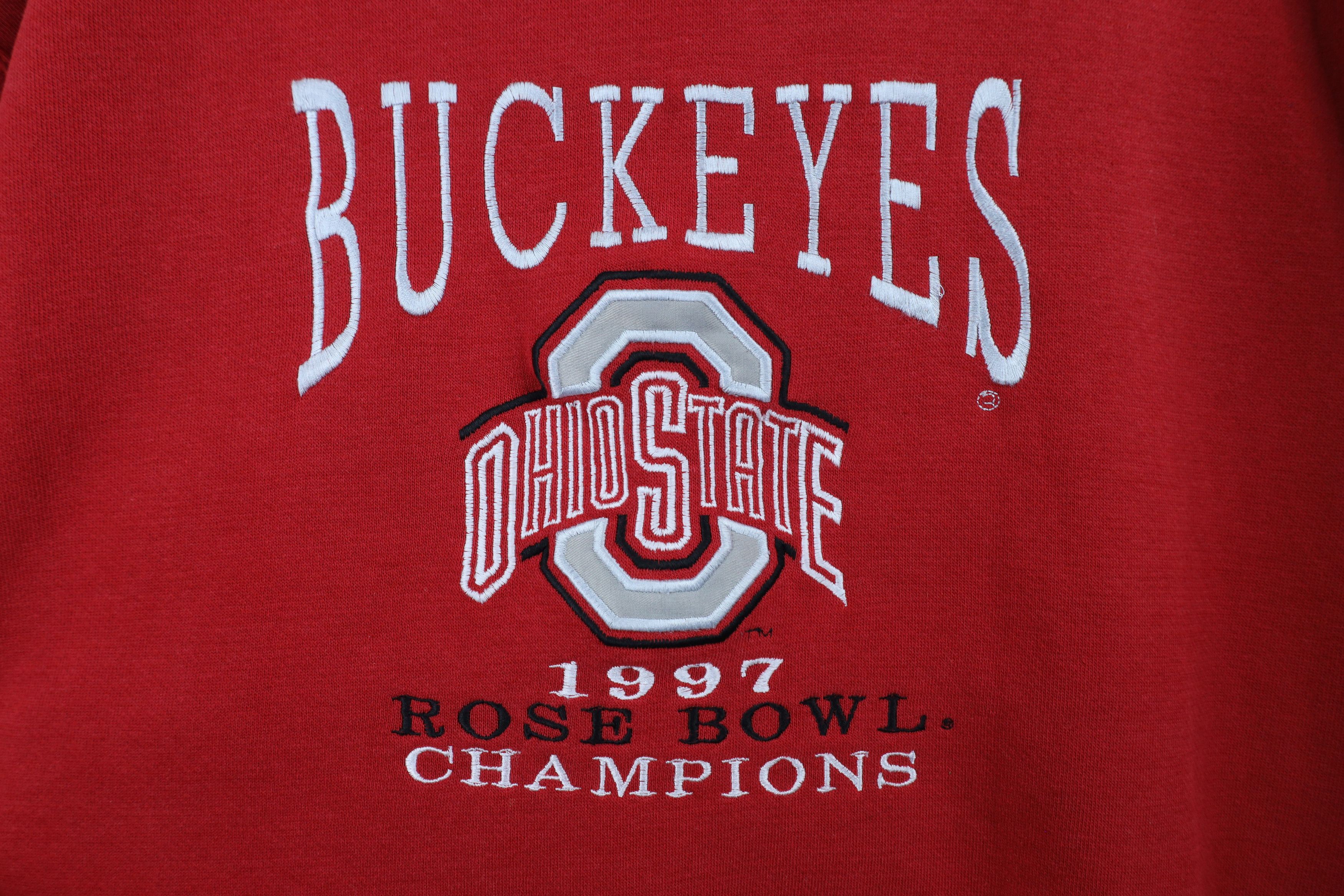 Vintage Vintage 1997 Rose Ohio State University Football Sweatshirt Size US XL / EU 56 / 4 - 4 Thumbnail