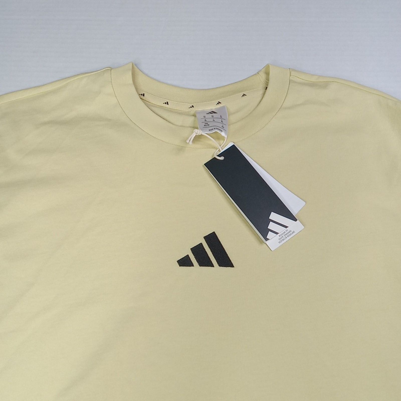 Adidas Adidas T-Shirt Men's XL Essentials Single Jersey Yellow NWT Size US XL / EU 56 / 4 - 2 Thumbnail