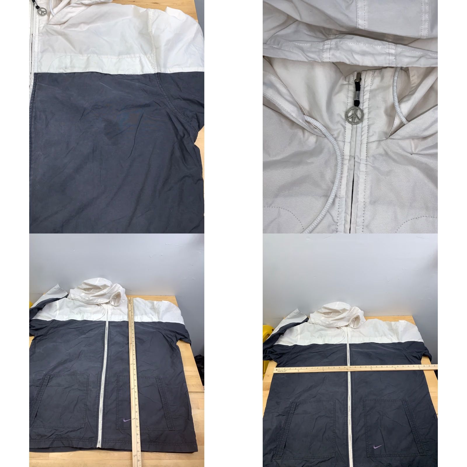 Nike Nike Windbreaker Jacket Mens XL Black Lined Pockets Full Zip Lightweight Activewear Sports Athleisure Y2K 11786 Size US XL / EU 56 / 4 - 8 Thumbnail