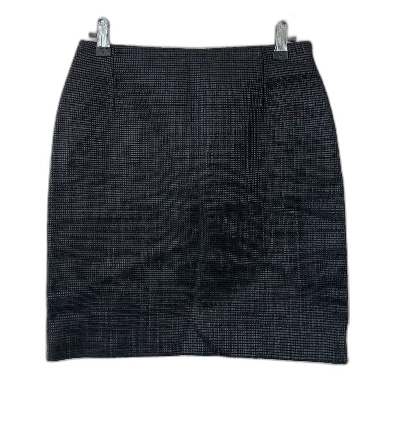 Versace Textured Leather Skirt for Women