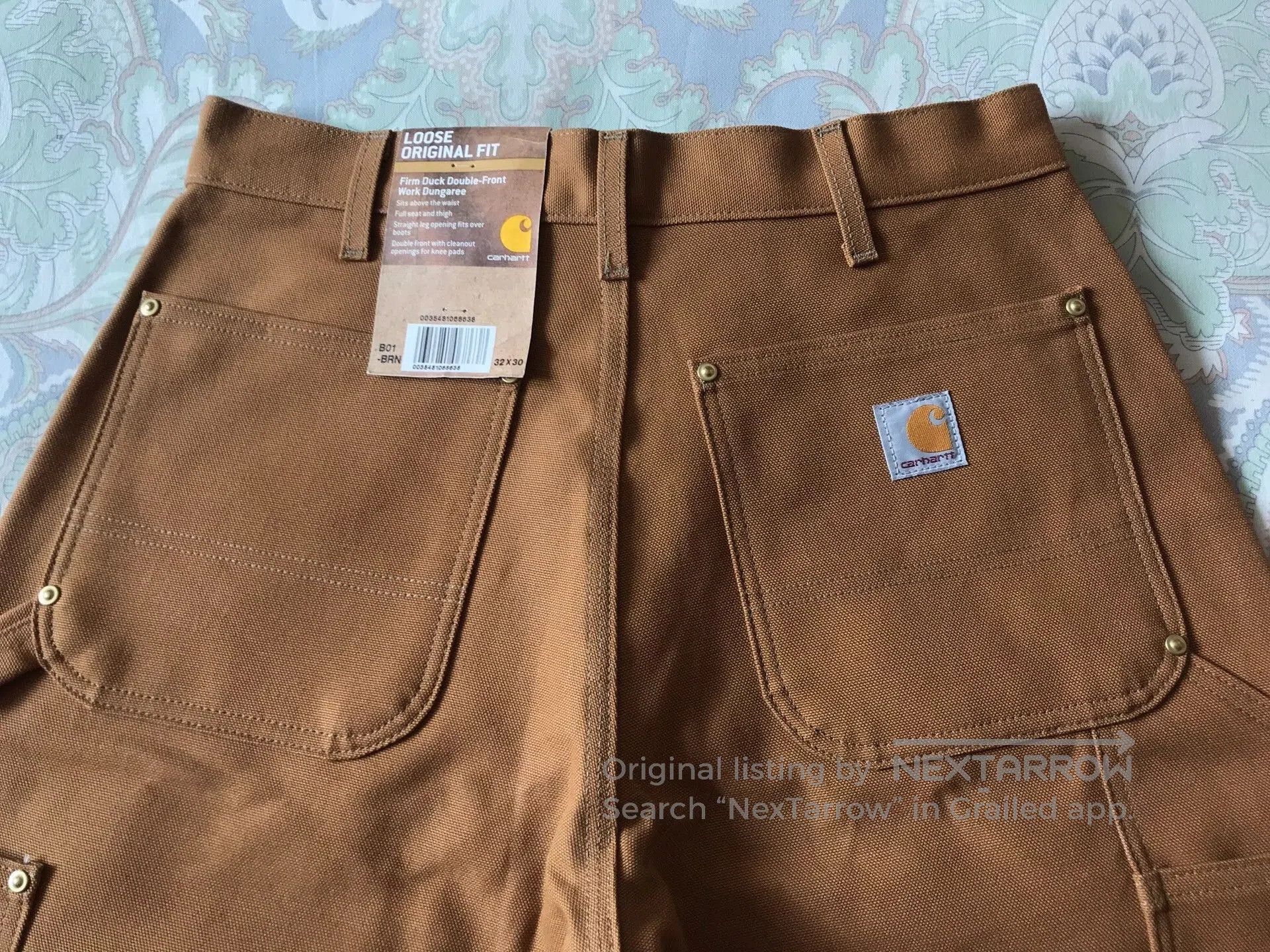 Carhartt Carhartt B01 BRN Canvas Double Knee Pants. Size US 32 / EU 48 - 5 Thumbnail
