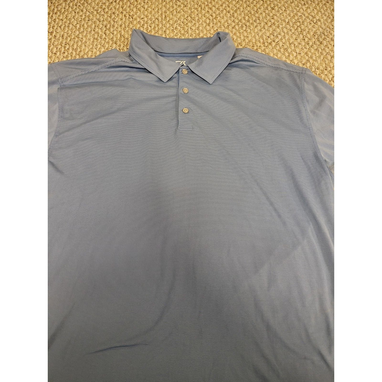Cutter & Buck Cutter And Buck Men's Size 2XL Light Blue Dry Tec Golf Shirt Size US XXL / EU 58 / 5 - 2 Thumbnail