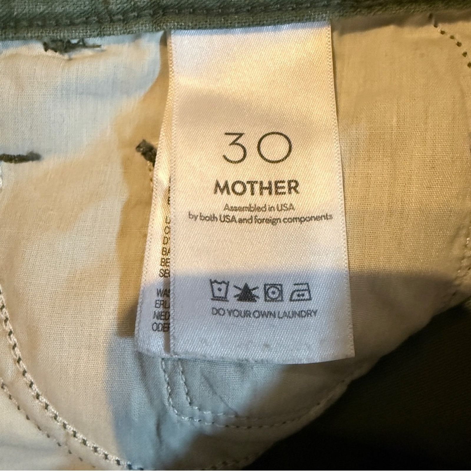 MOTHER Mother The Full Pipe Skimp Barrel Leg Jeans Sz 30 NWOT Size 30" / US 8 / IT 44 - 9 Thumbnail