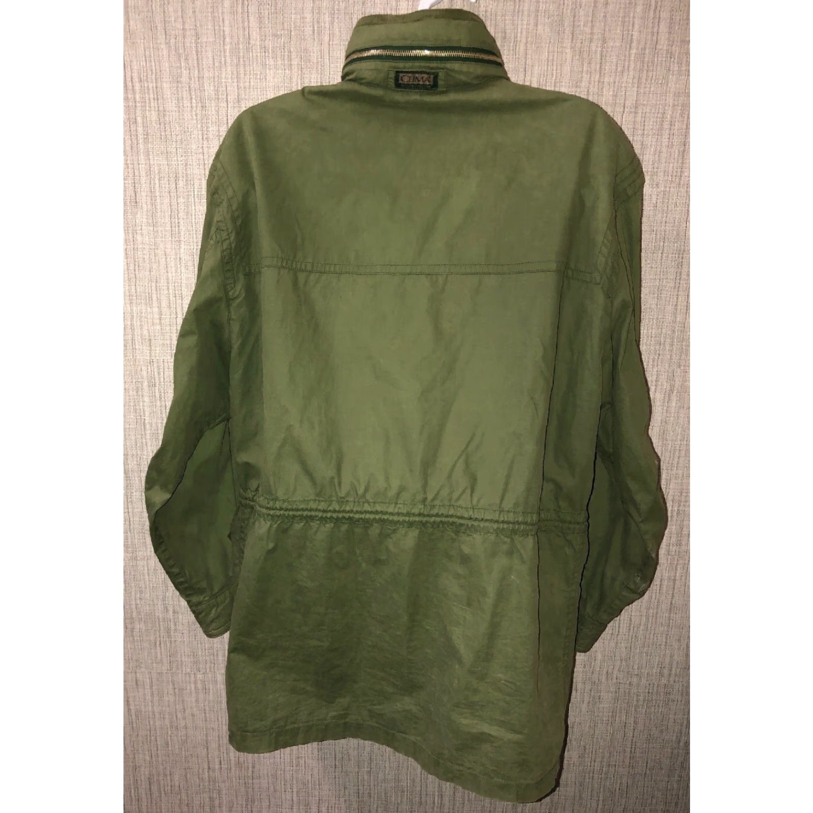 Vintage Clima Jacket Mens Size 54 Green ITALY MADE Full Zip Size US L / EU 52-54 / 3 - 4 Thumbnail