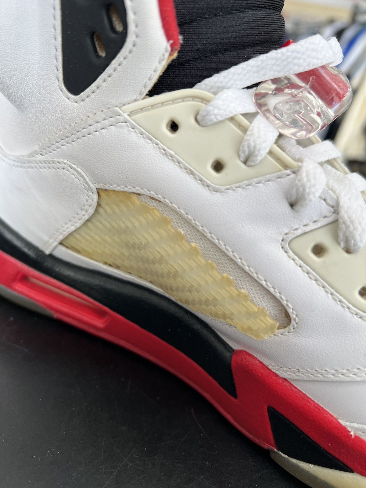 Jordan Brand Air Jordan 5 Fire Red Black Tongue Sz. 12 (2013) Size US 12 / EU 45 - 12 Thumbnail