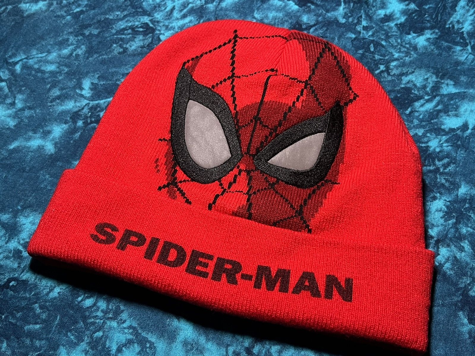 Japanese Brand Spiderman venom y2k spider hype beanie hat Size ONE SIZE - 4 Thumbnail