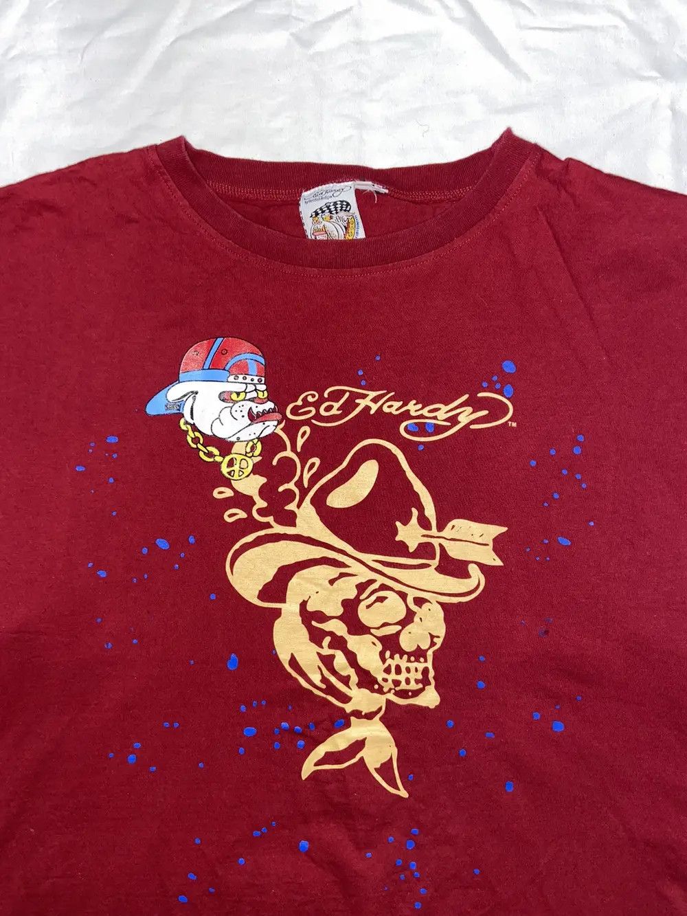 Ed Hardy VINTAGE ED HARDY OVERSIZED BAGGY Y2K T SHIRT TEE SIZE 6XL Size US XXL / EU 58 / 5 - 9 Thumbnail
