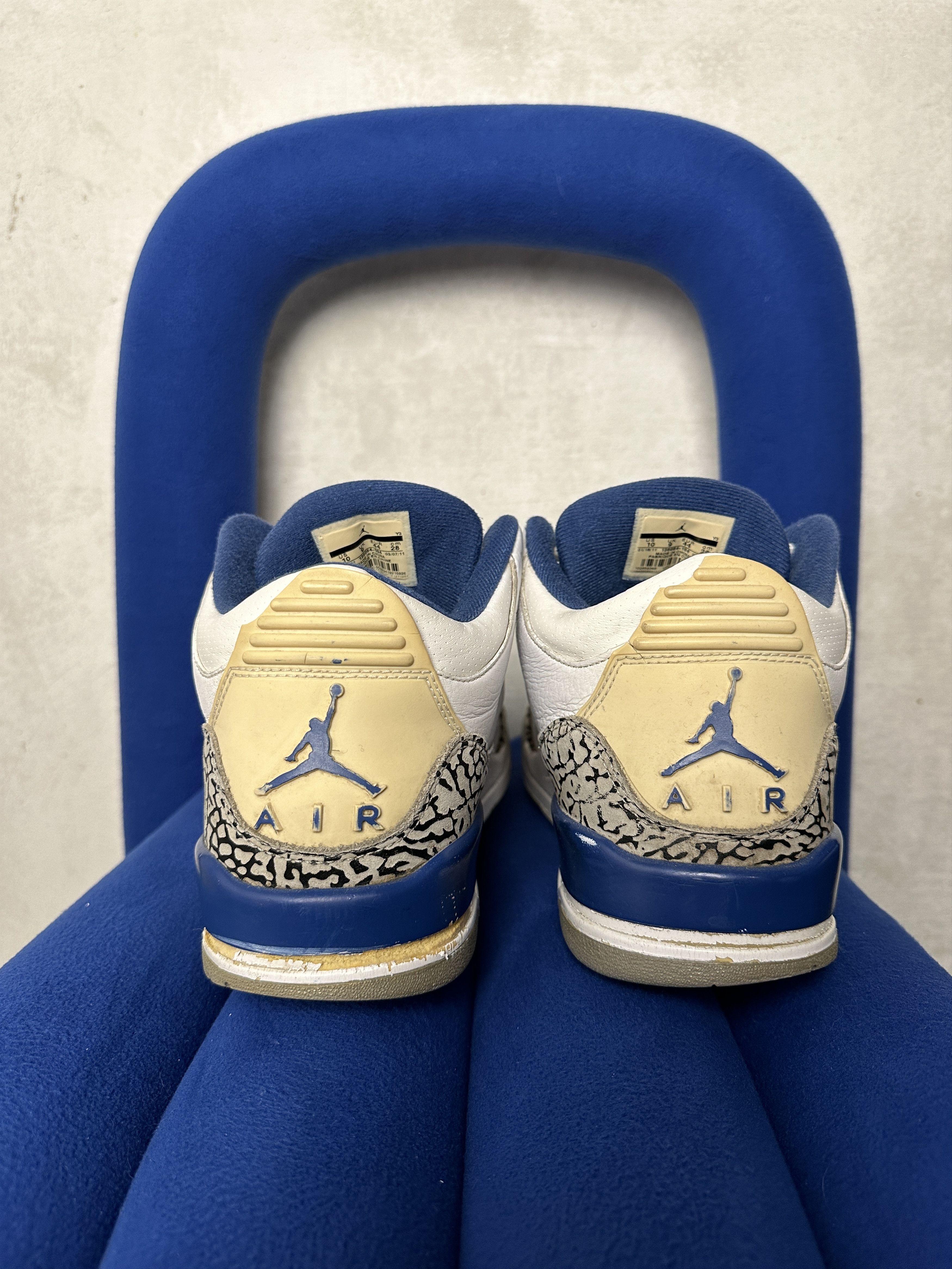 Jordan Brand Nike Air Jordan 3 Retro True Blue (2011) Size US 10 / EU 43 - 4 Thumbnail