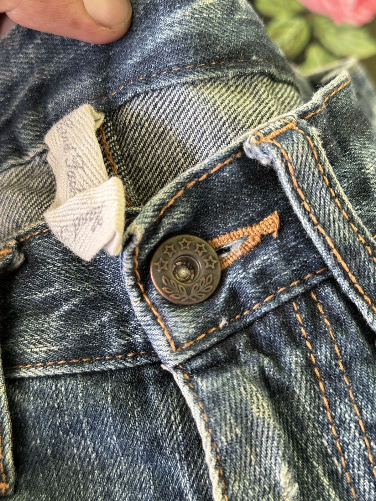 If Six Was Nine × Japanese Brand × Kapital Denim bootcut 💥 Modish Style Sashiko Style💥 Size US 30 / EU 46 - 7 Thumbnail