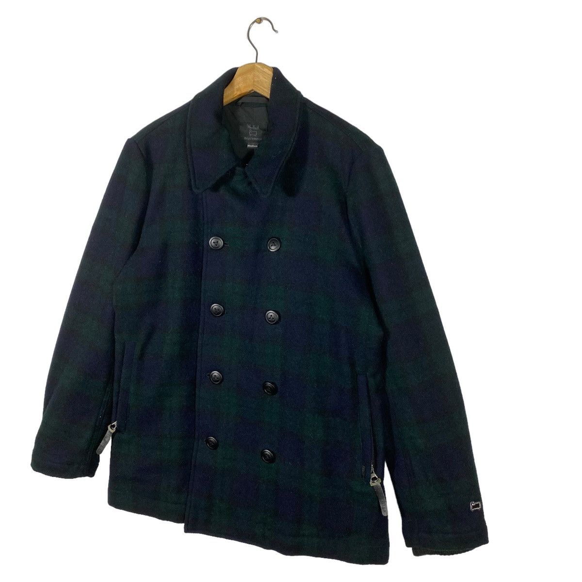 Vintage × Woolrich Woolen Mills Vintage Woolrich Digs Limited Plaid Wool Button Jacket Size US M / EU 48-50 / 2 - 2 Thumbnail