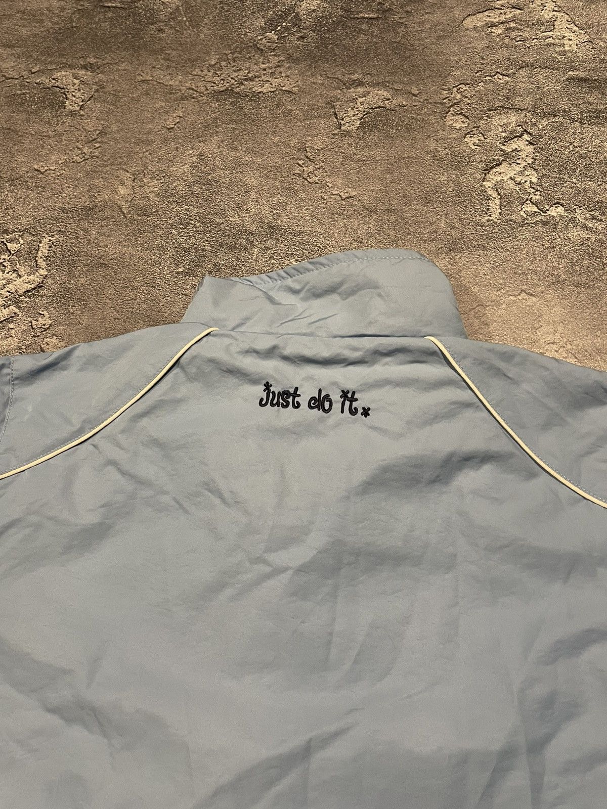 Nike × Vintage Vintage 00s Nike Y2K Nylon Tracksuit Drill Size 28" / US 6 / IT 42 - 4 Thumbnail