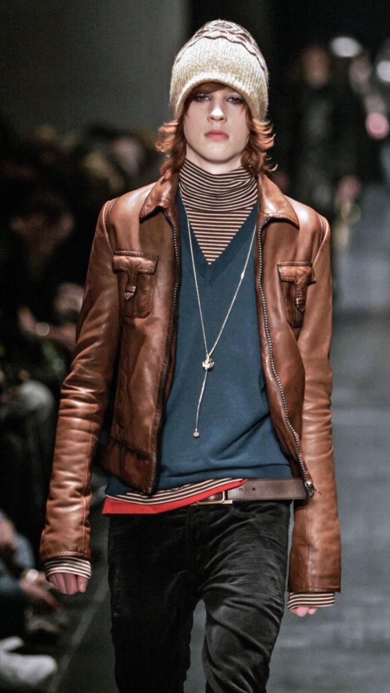 Dior DIOR HOMME BY HEDI SLIMANE 05AW/FW T-POCKET LEATHER JACKET Size US S / EU 44-46 / 1 - 12 Thumbnail