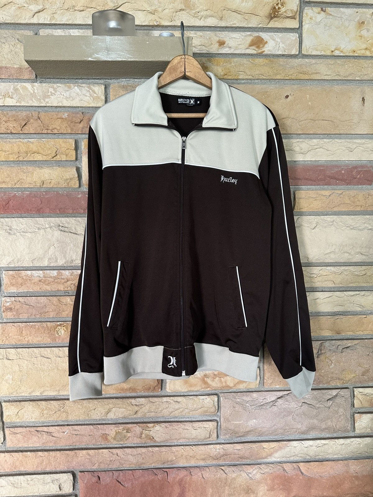 Hurley Vintage Y2K Hurley Zip Up Track Jacket Size US M / EU 48-50 / 2 - 1 Thumbnail