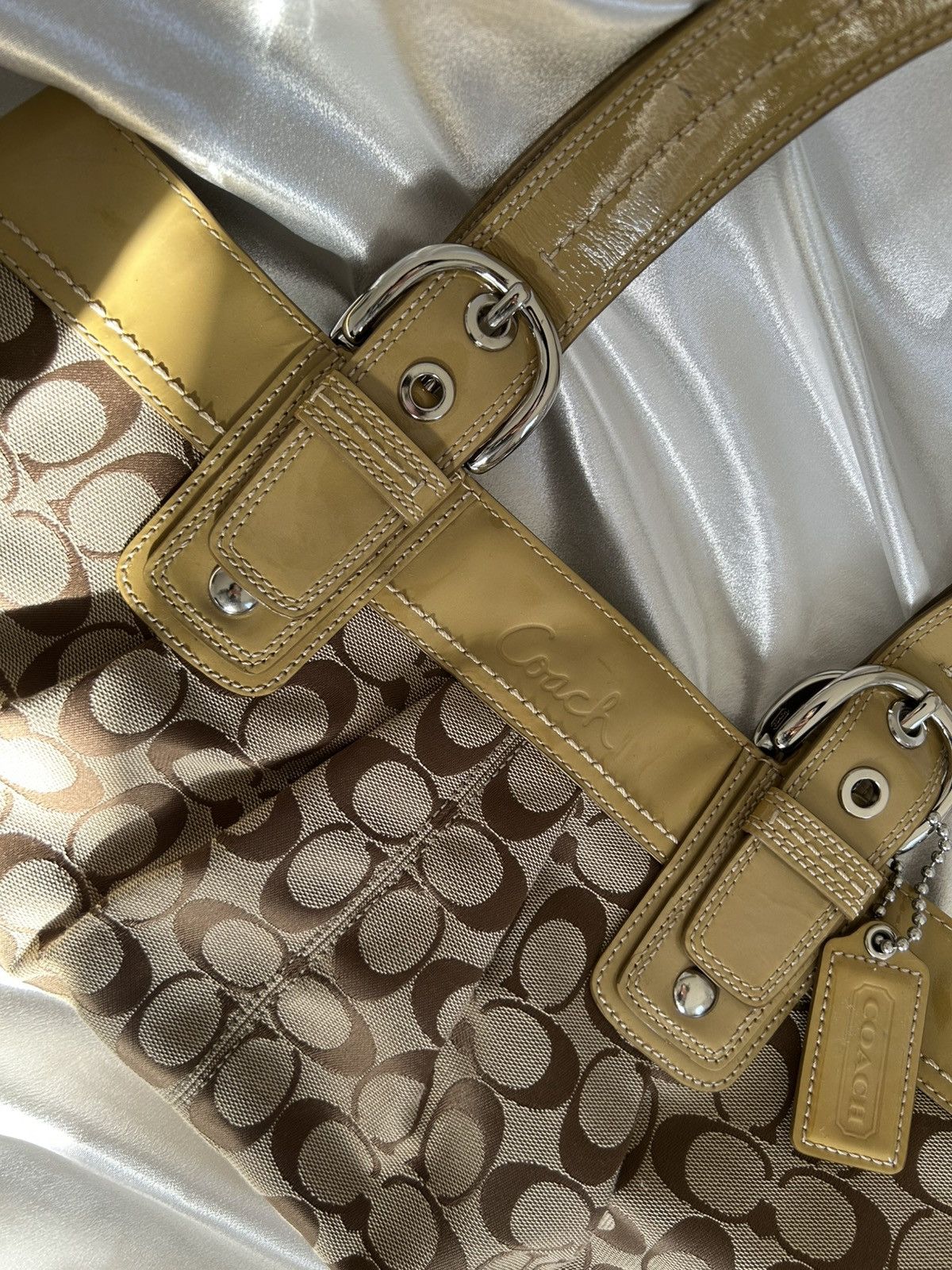 Coach Authentic Coach Soho Pleated Signature Hobo Bag Size ONE SIZE - 3 Thumbnail