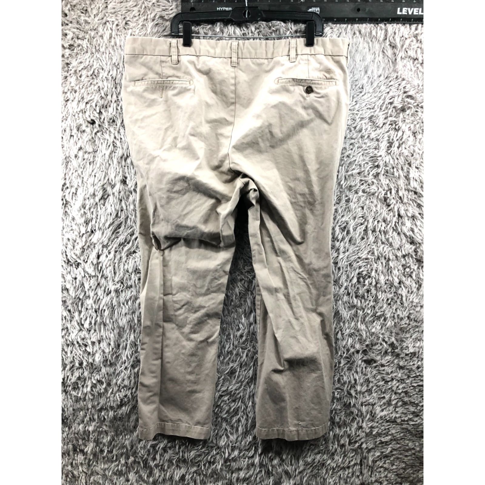 Dockers DOCKERS D3 Khaki Pants Mens 40x30 Beige Slimming Stretch 5-Pocket Flat Front Logo City Casual Formal Business Dress Shirt? Size US 40 / EU 56 - 5 Thumbnail