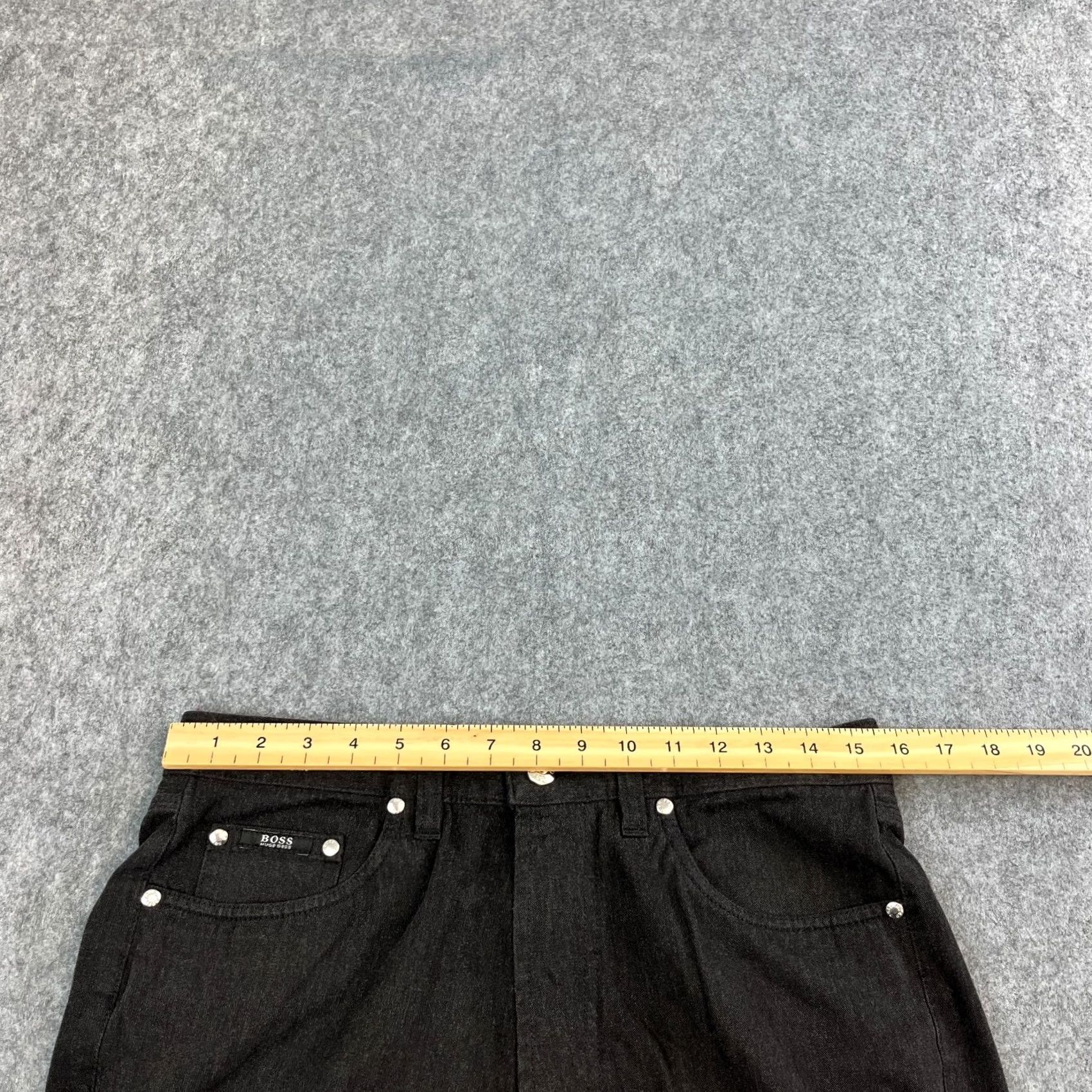 Hugo Boss HUGO BOSS Jeans Regular Straight 32 32 Black Vintage No Denim 5-Pocket Mens Pants Size US 32 / EU 48 - 6 Thumbnail
