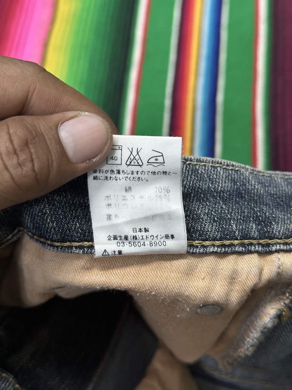 Other Vintage Japan Brand Edwin Flex Mini Bootcut💥 Size US 28 / EU 44 - 7 Thumbnail