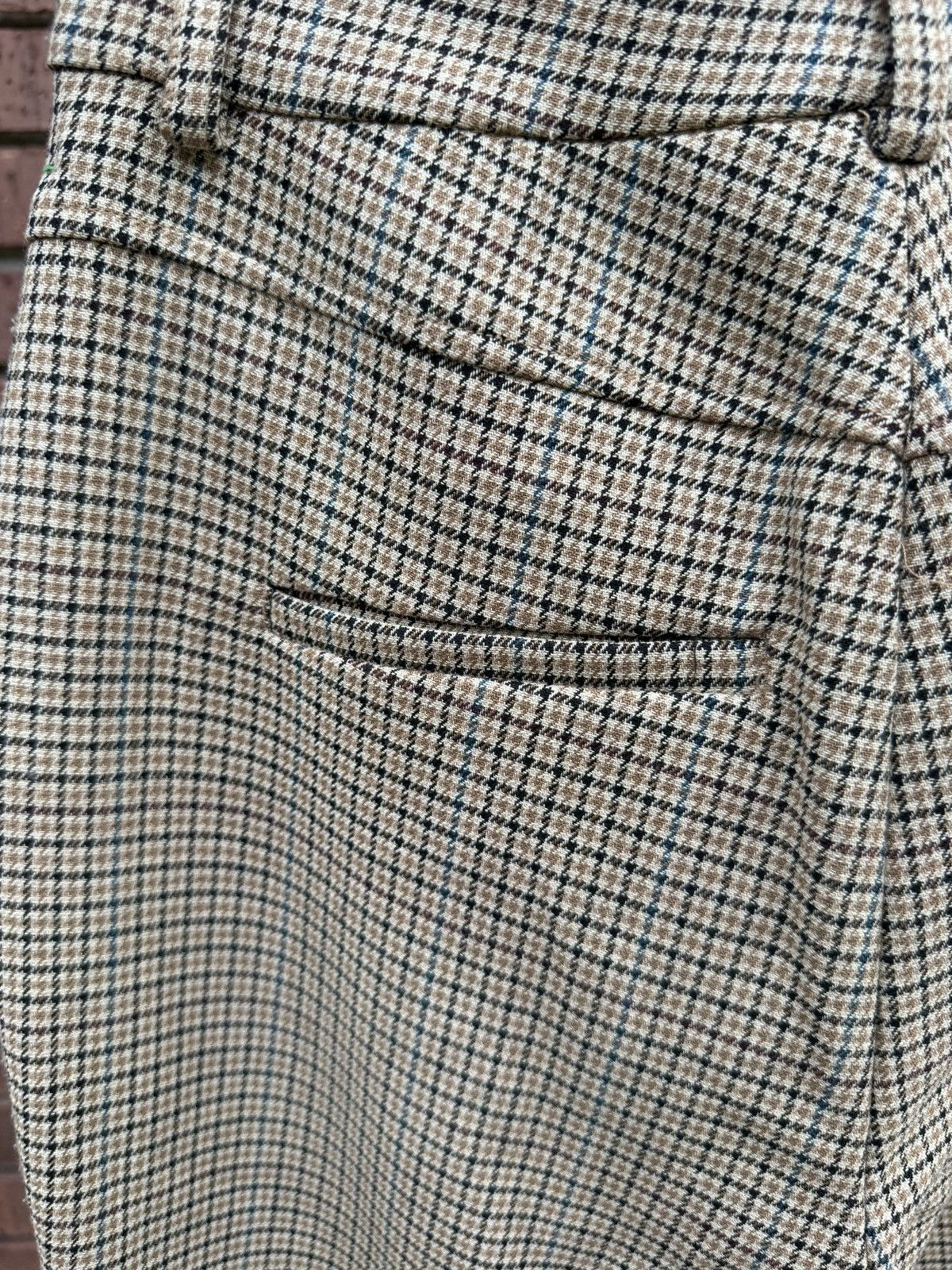 A.L.C. A.L.C. Women’s Edwin Pants Tan Split Leg Houndstooth Size 2 Size 26" / US 2 / IT 38 - 8 Thumbnail