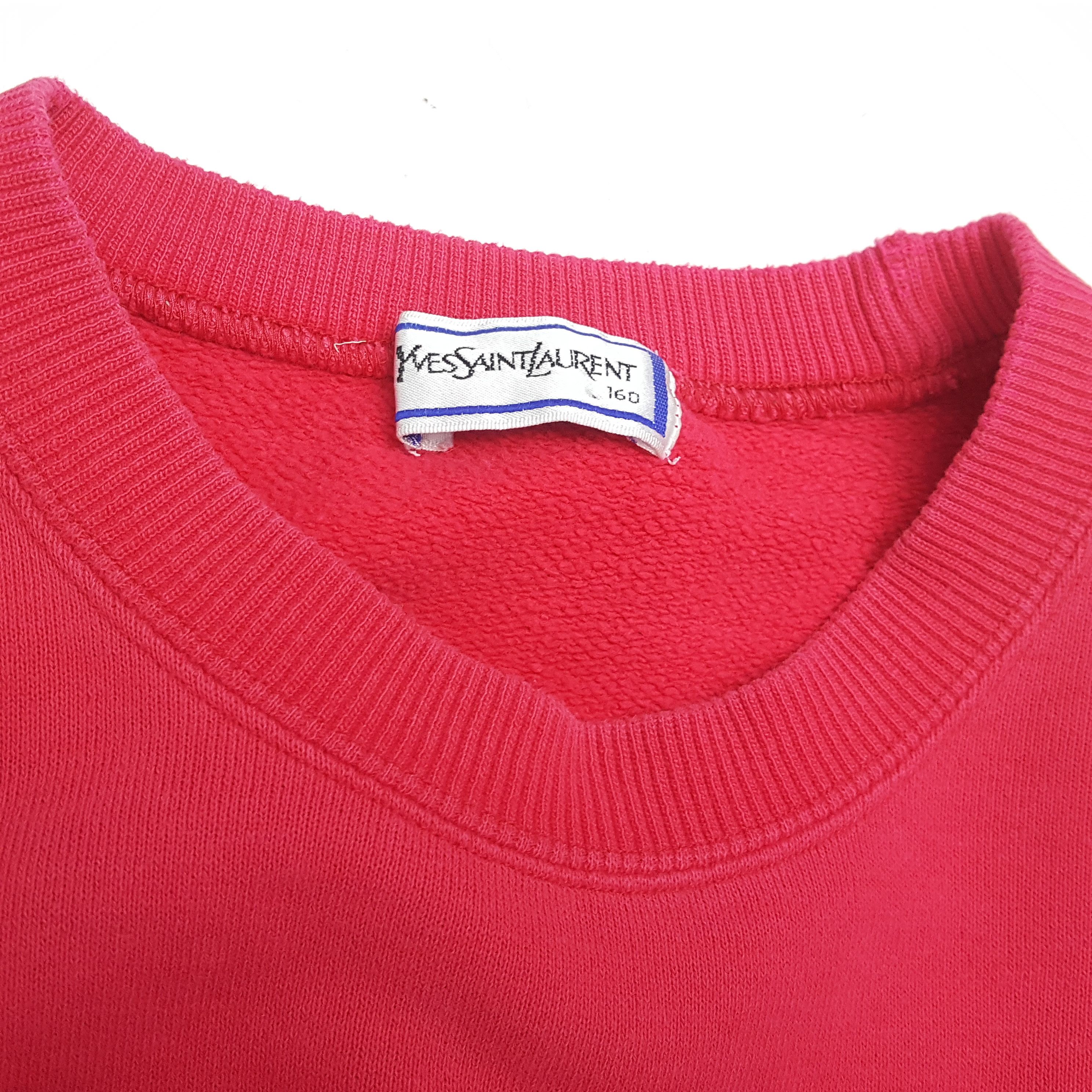 Vintage × Yves Saint Laurent YVES SAINT LAURENT Sweatshirt Luxury Brand Fashion Style Size L / US 10 / IT 46 - 10 Thumbnail