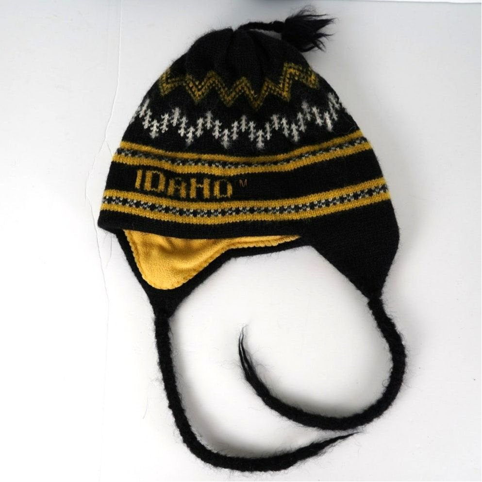 Vintage VTG Vermont Originals Idaho tassle wool beanie w/ ear flaps Size ONE SIZE - 1 Thumbnail