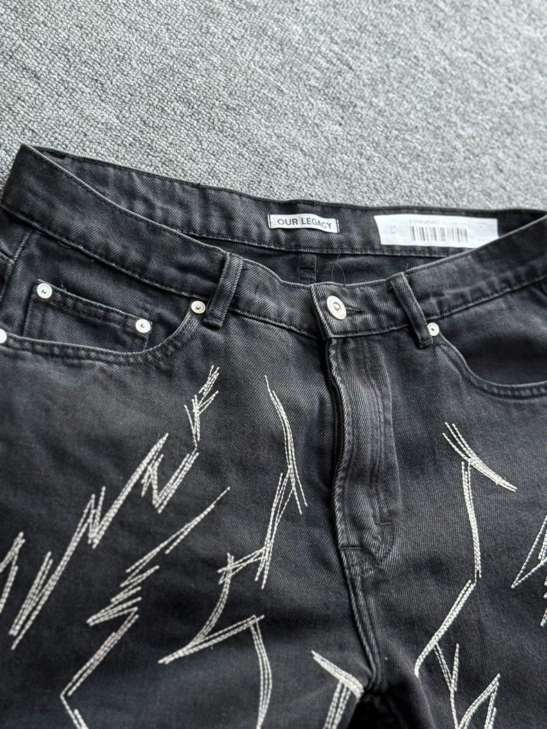 Our Legacy Our Legacy Lightning straight leg jeans Size US 31 - 2 Thumbnail