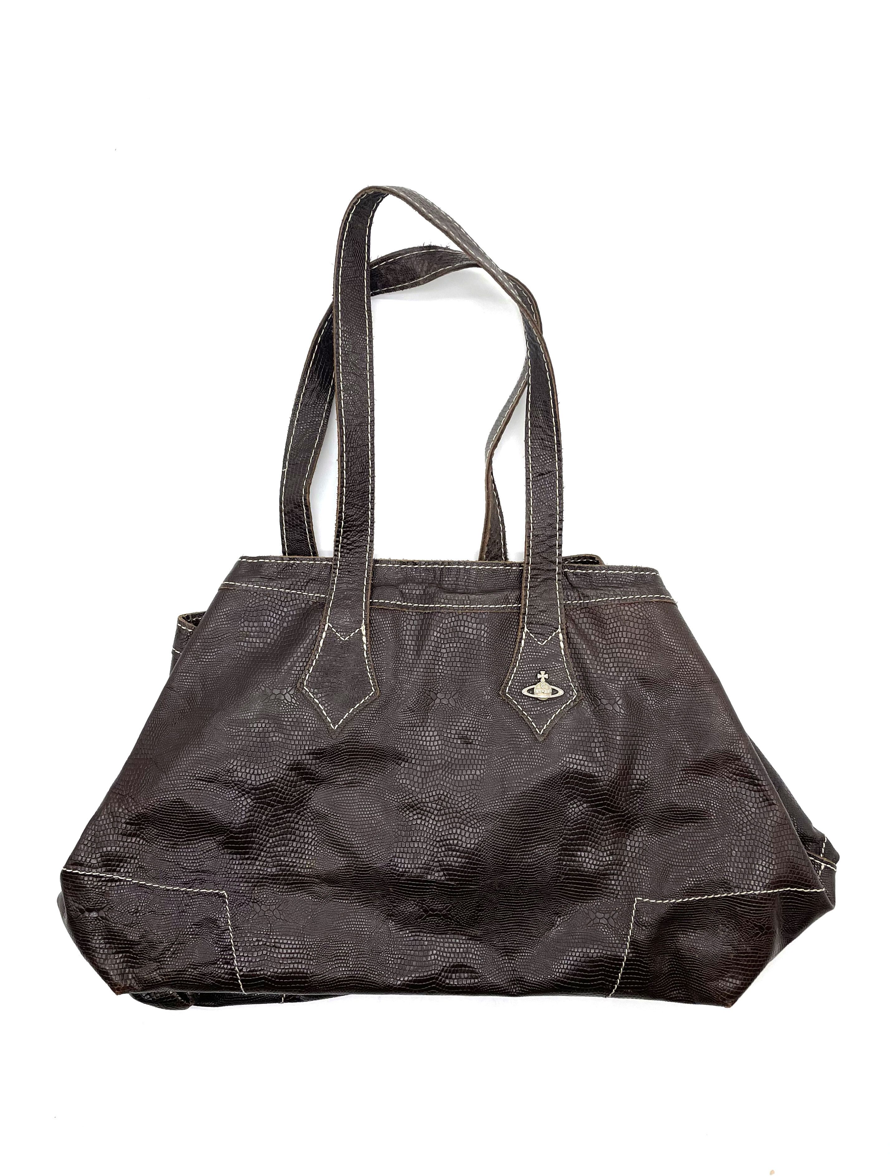 Vivienne Westwood Snakeskin Orb Handbag Size ONE SIZE - 1 Thumbnail