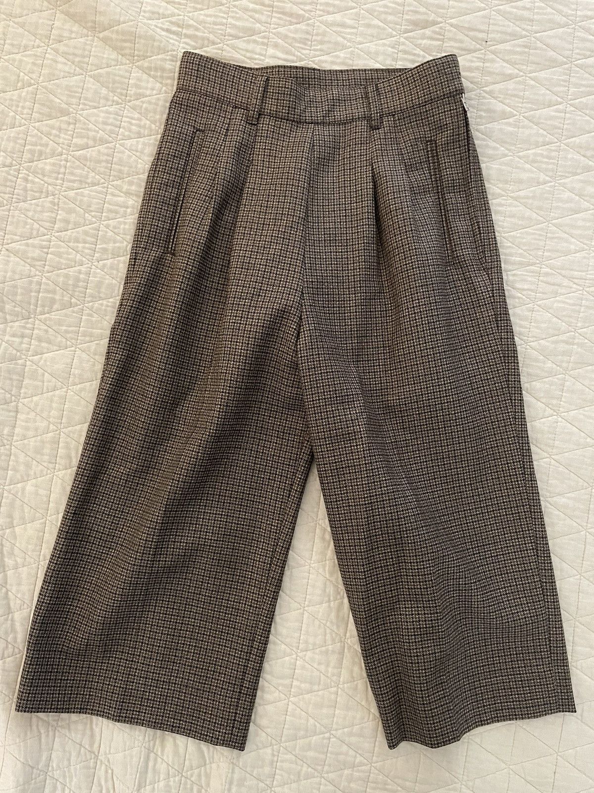 Maison Margiela Wool Plaid Culottes Size 25" / US 0 / IT 36 - 5 Thumbnail