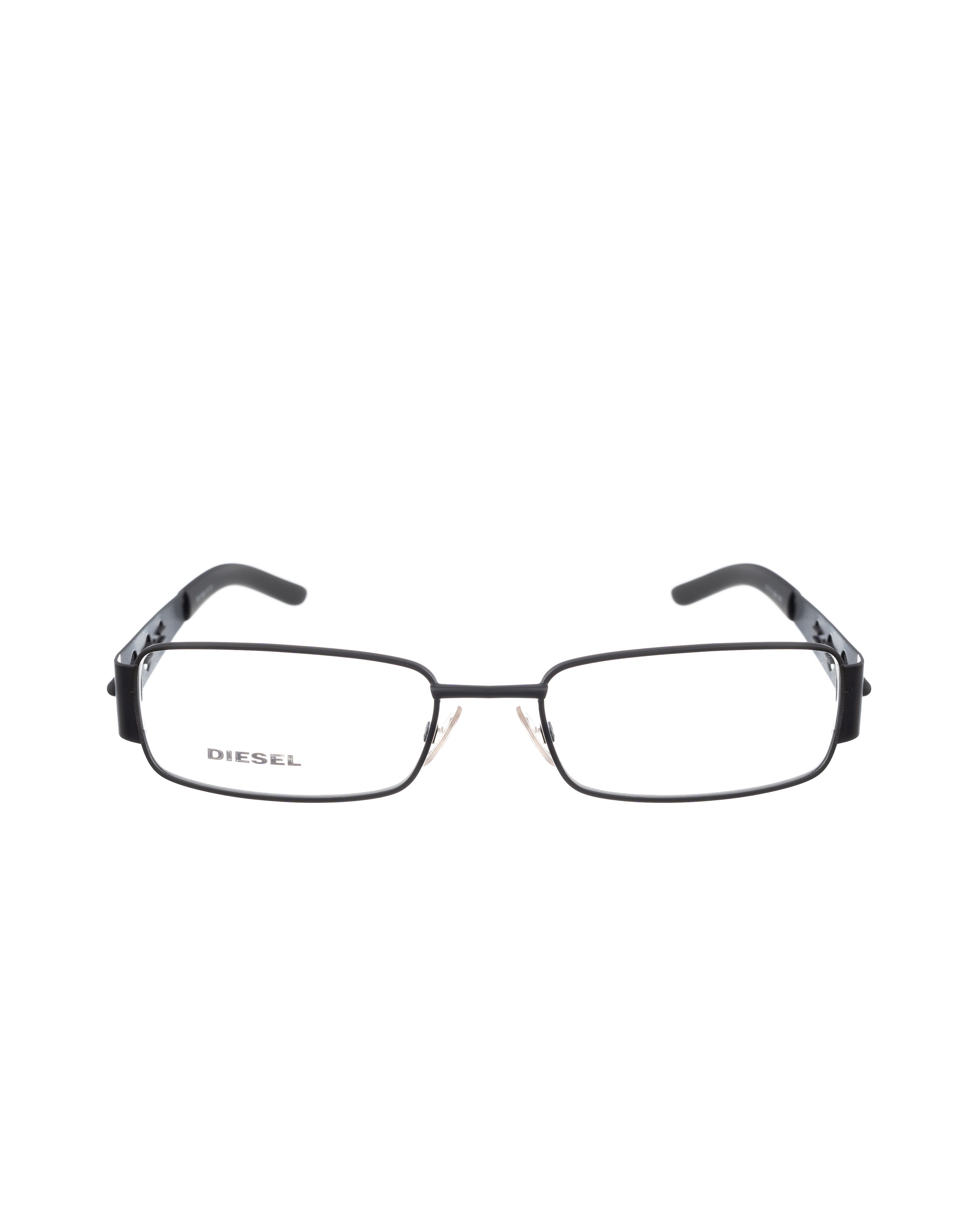 Diesel Diesel 00s Black Rectangular Glasses & Cut Outs on Temples Size ONE SIZE - 2 Thumbnail