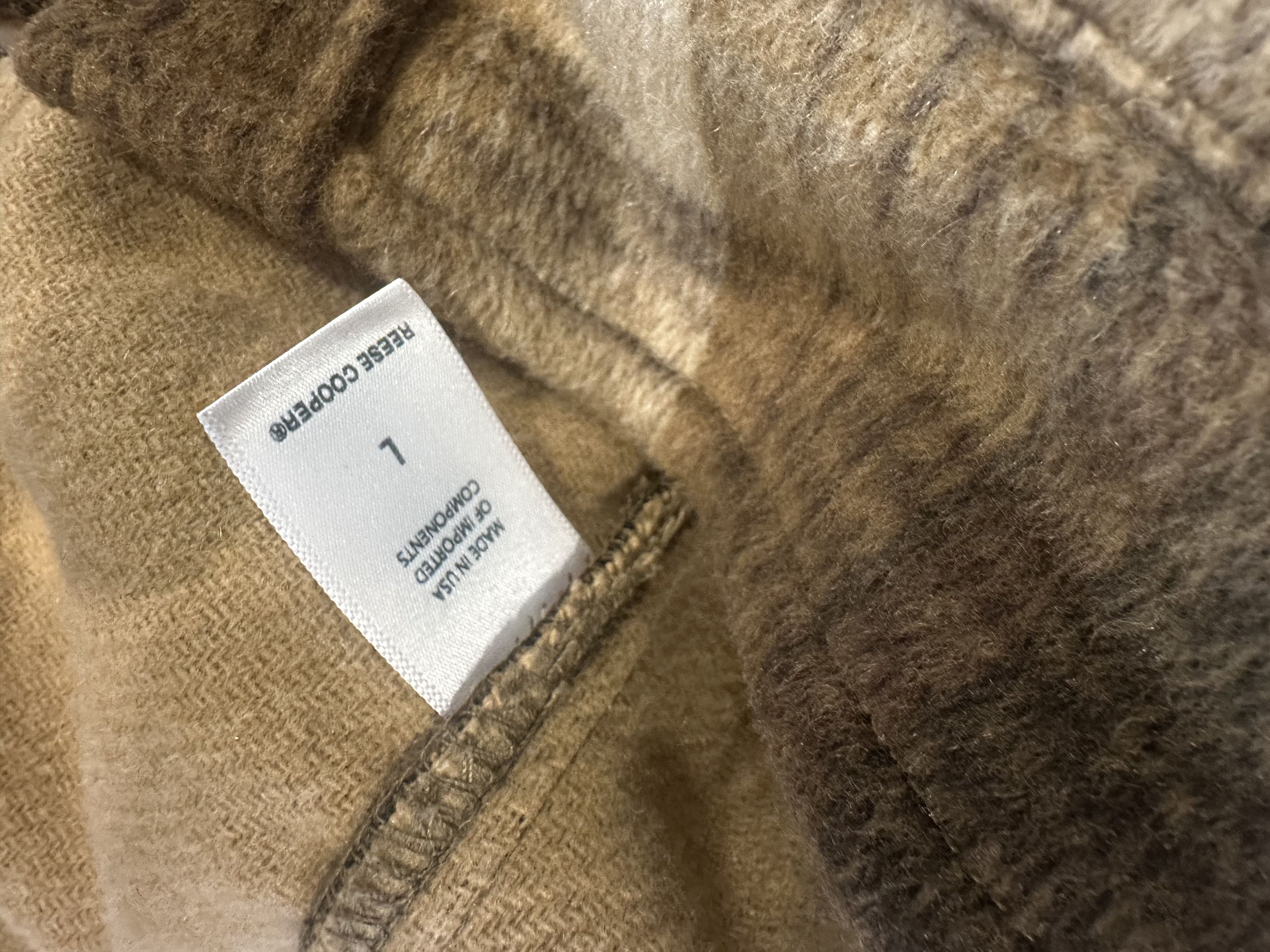 Reese Cooper Reese Cooper Brushed Wool Flanned Shirt Size US L / EU 52-54 / 3 - 6 Thumbnail