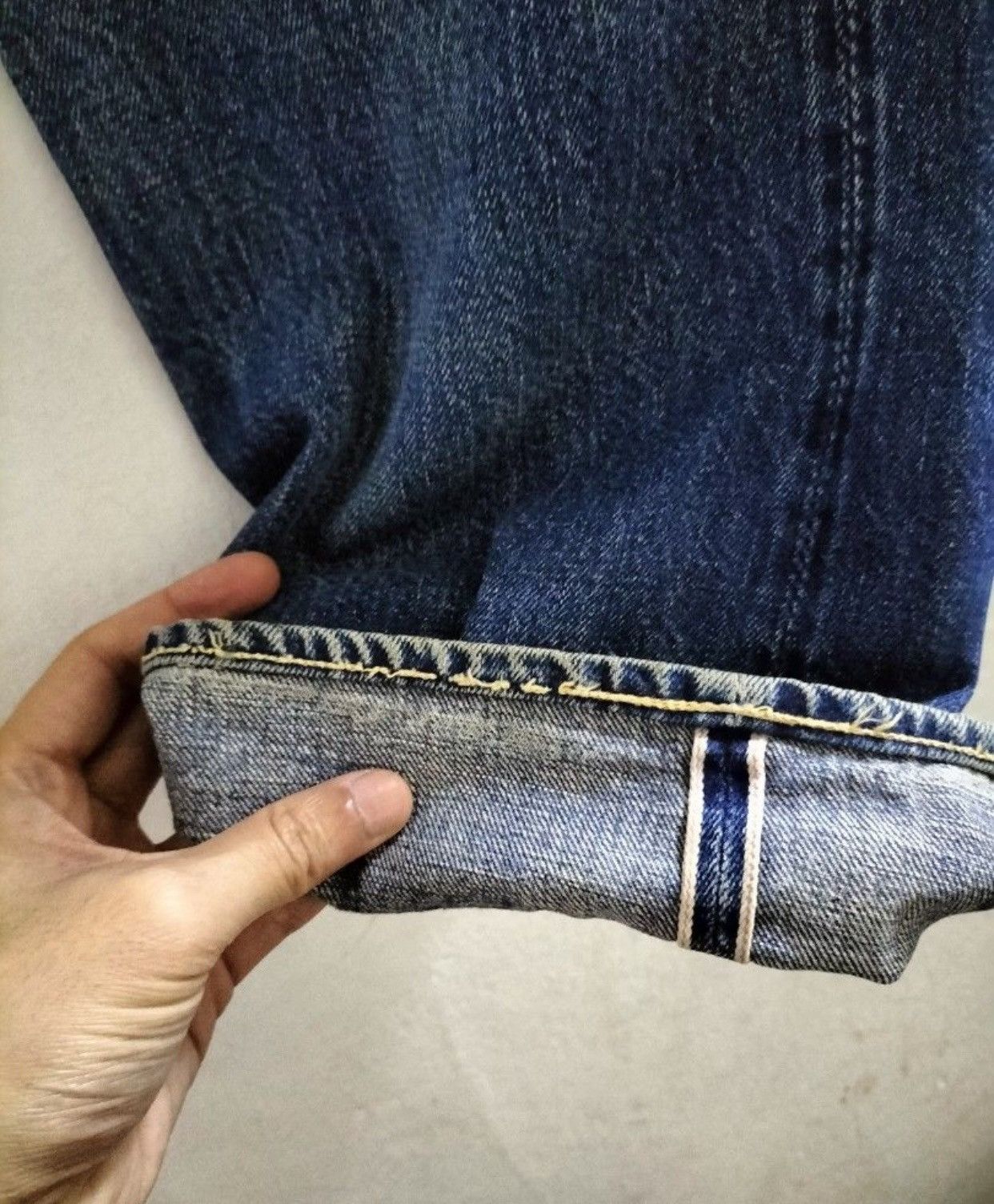 TOYS McCOY AMAZING 🔥🔥 JOE McCoy’s SELVEDGE DENIM TRASH JEANS DISTRESSED Size US 32 / EU 48 - 5 Thumbnail