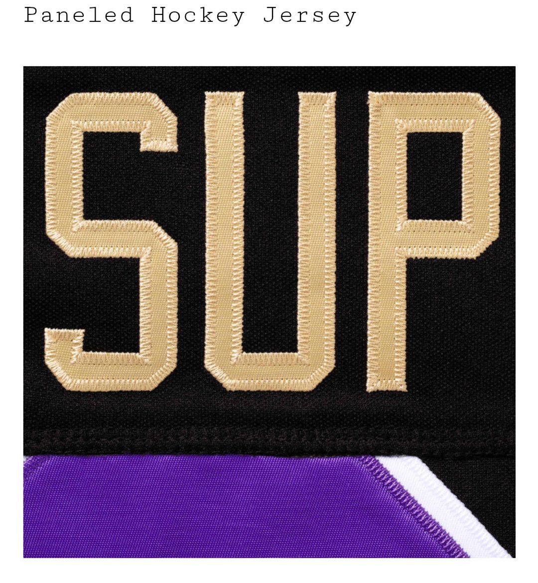 Supreme Supreme Paneled Hockey Jersey Size US XL / EU 56 / 4 - 3 Thumbnail