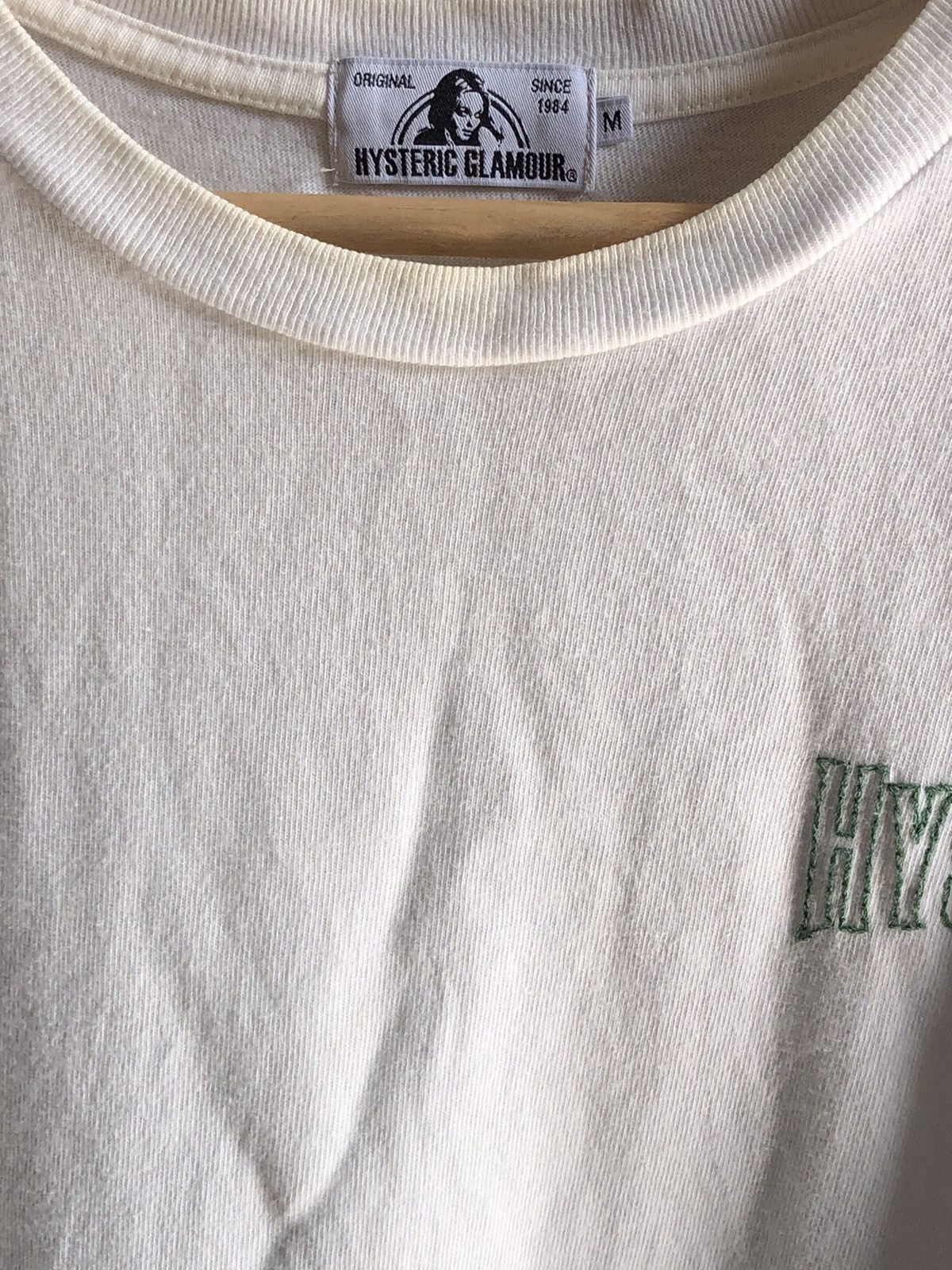 Hysteric Glamour Hysteric Glamour Big Embroidered Logo Tee Size US M / EU 48-50 / 2 - 12 Thumbnail