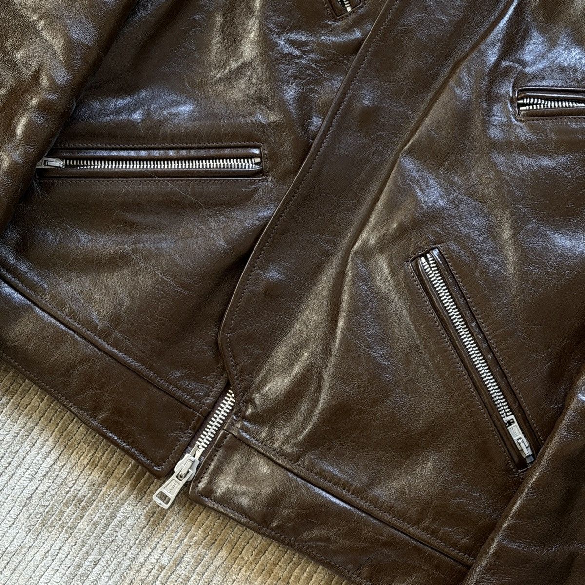 Our Legacy Our Legacy Demon Leather Jacket Size US M / EU 48-50 / 2 - 9 Thumbnail