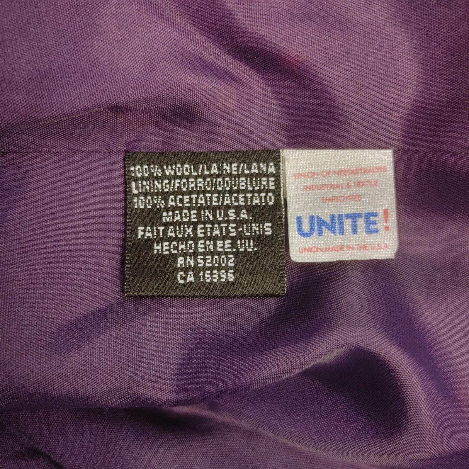 Other Liz Claiborne Collection Women's 10 Purple Bttn Front Blazer Size L / US 10 / IT 46 - 4 Thumbnail
