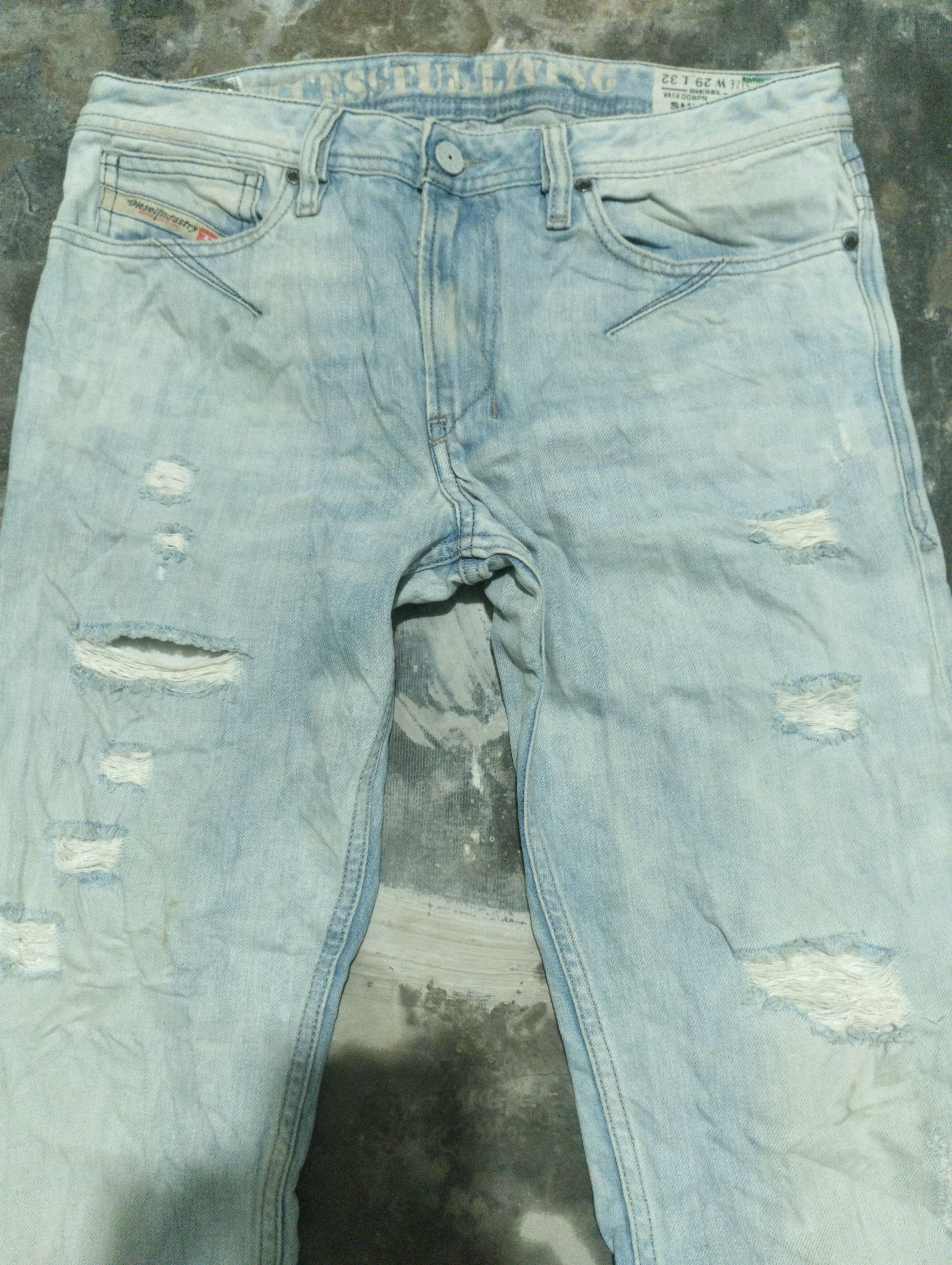 Diesel Diesel Industry Ripped Jeans Size US 32 / EU 48 - 8 Thumbnail