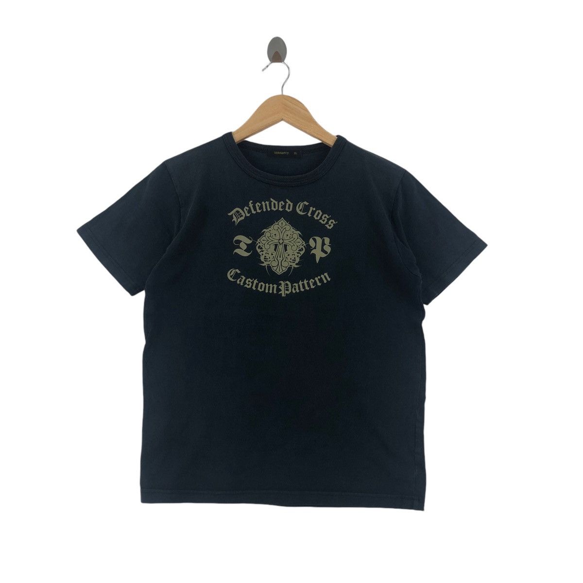 Japanese Brand × Vintage Vintage Defended Cross Custom Pattern Carved Stone Grotesque Size US M / EU 48-50 / 2 - 1 Thumbnail