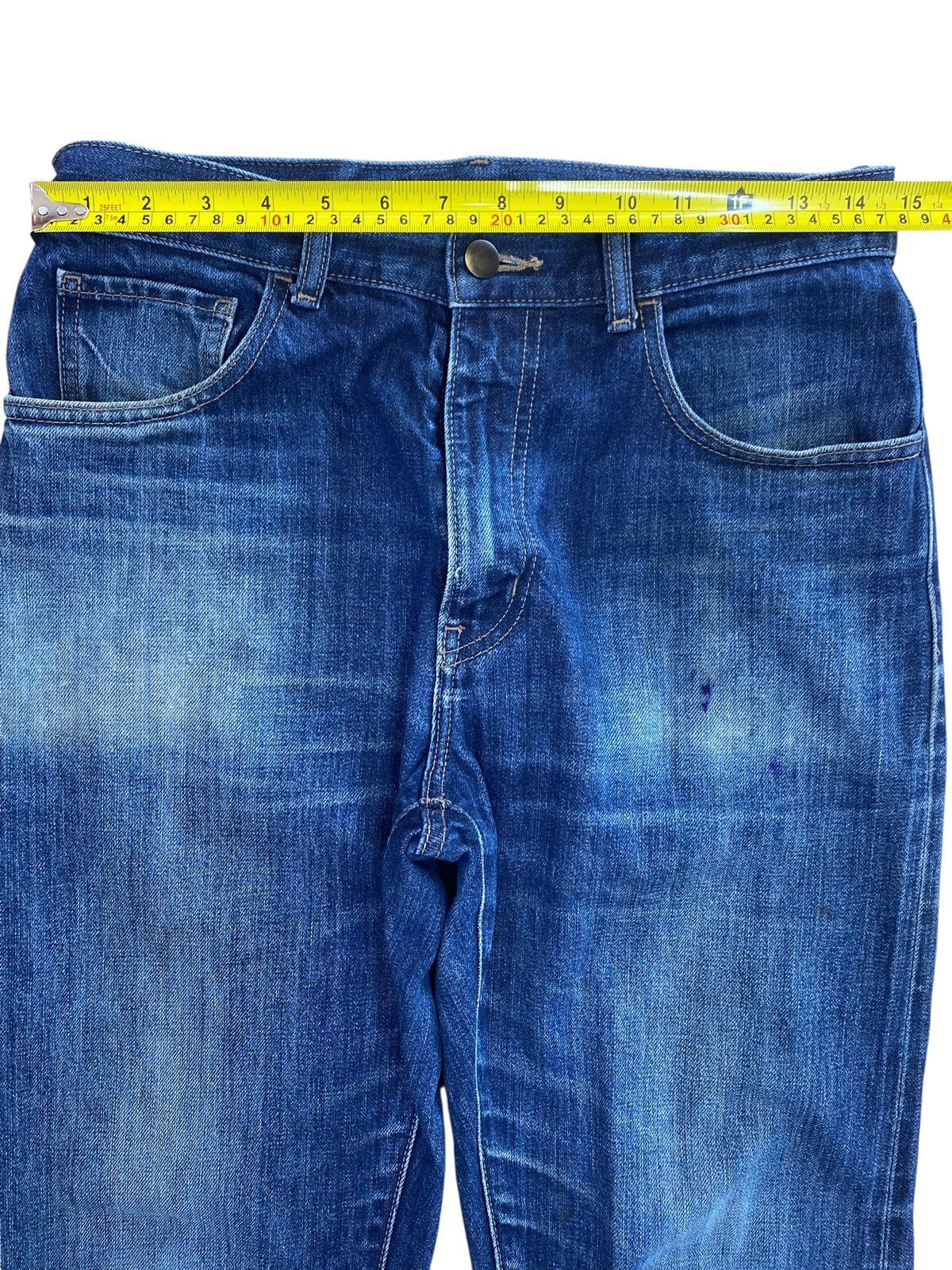 Uniqlo Uniqlo Selvedge Faded Wash Loose Jeans Size US 30 / EU 46 - 9 Thumbnail