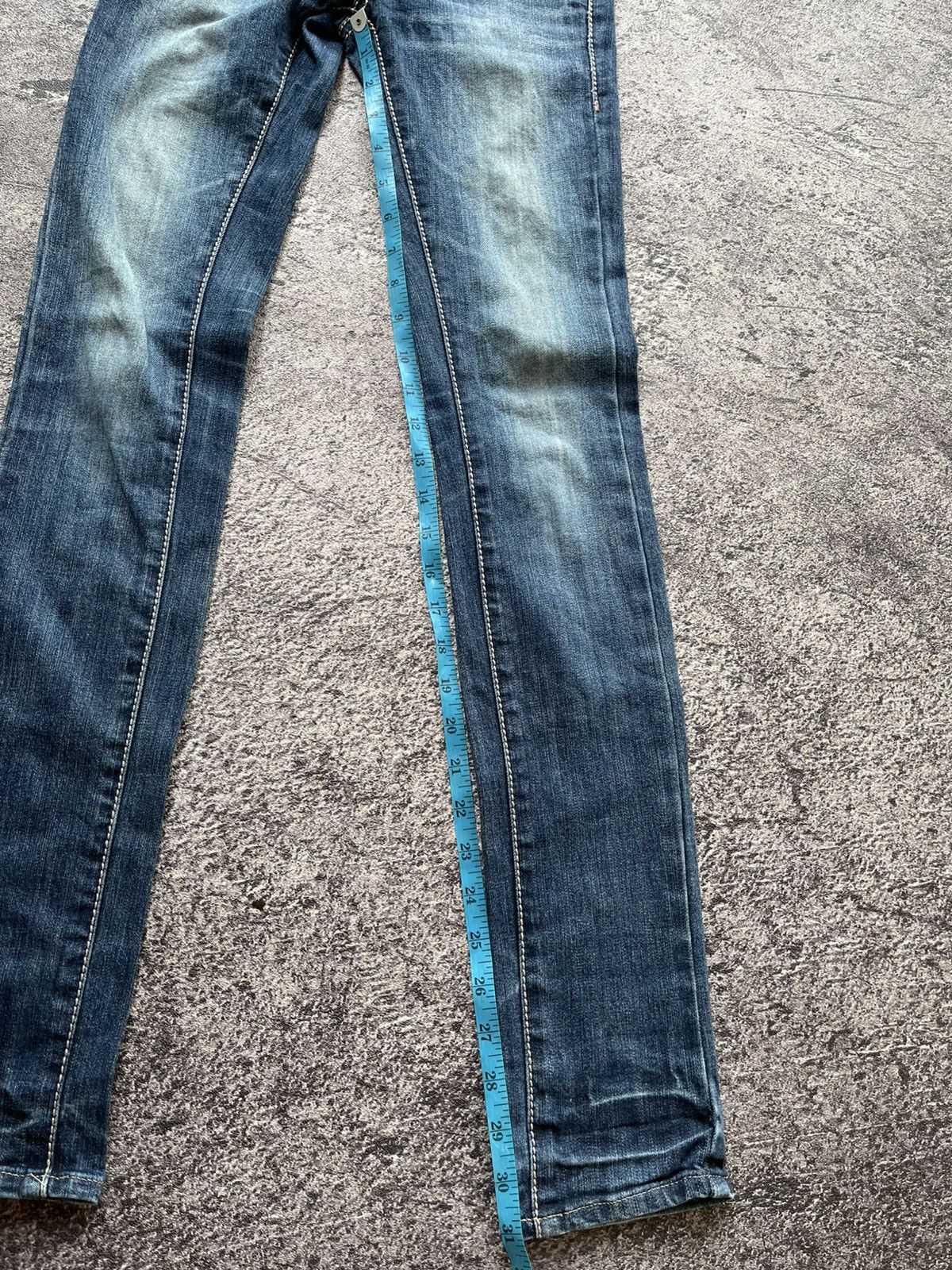 Japanese Brand Y2K C.C Cross Ifsixwasnine jeans skinny Size 26" / US 2 / IT 38 - 12 Thumbnail