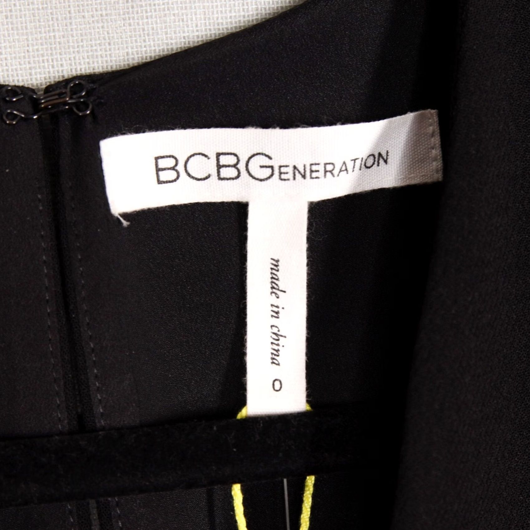 BCBGeneration BCBGGeneration Jumpsuit One-Piece Sleeveless V-Neck Black Size 0 Women Party Formal Workwear NWT Size 25" / US 0 / IT 36 - 4 Thumbnail