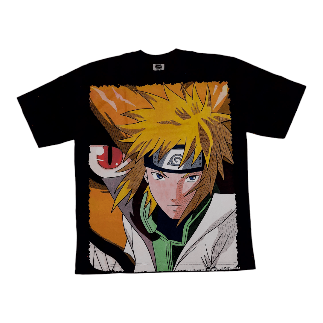 Anime × Japanese Brand 💥Naruto Shippuden Minato Namikaze The Yellow FlashT Shirt Size US L / EU 52-54 / 3 - 4 Thumbnail