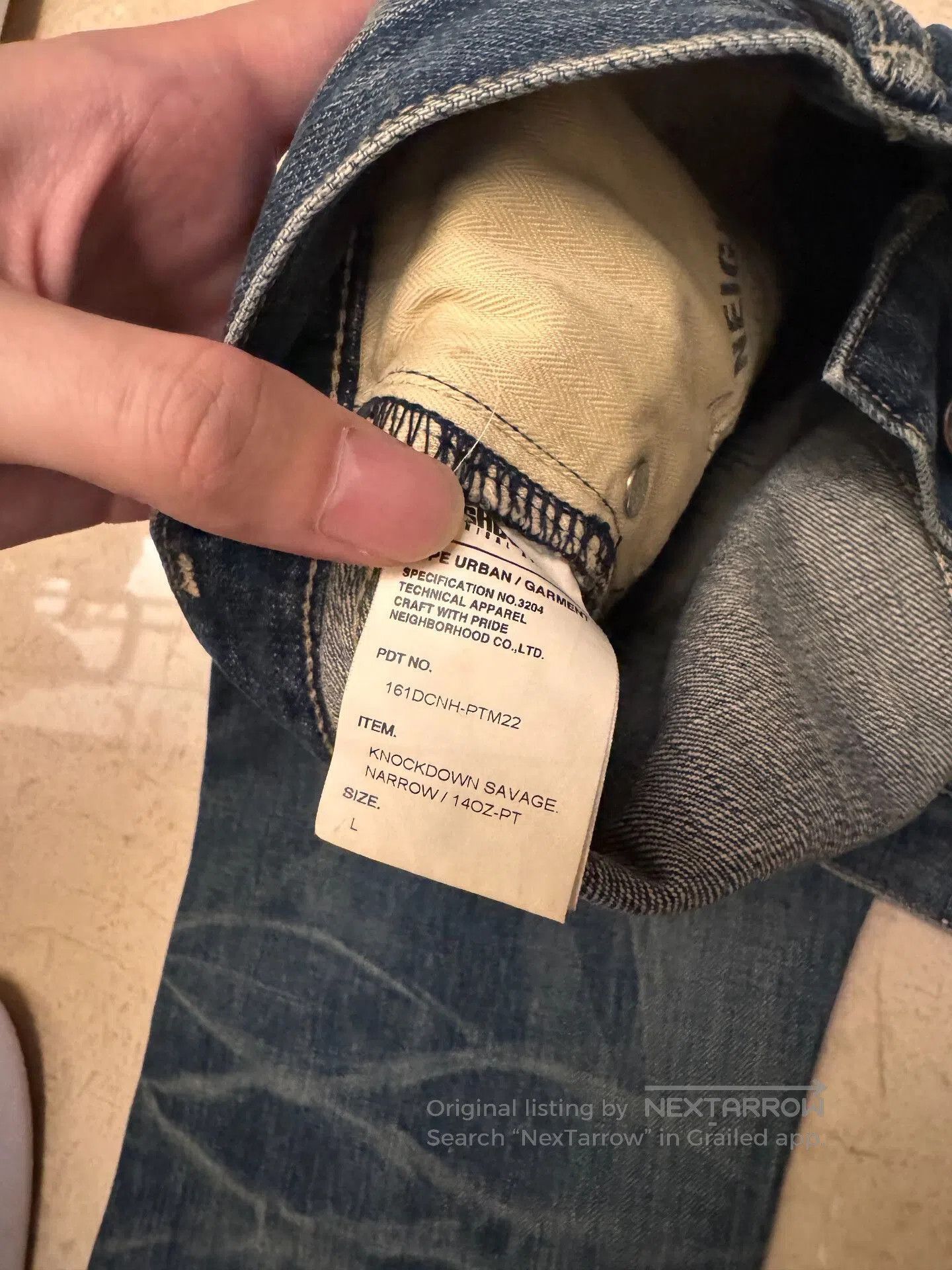 Neighborhood neighborhood distressed blue denim jeans. Size US 28 / EU 44 - 5 Thumbnail