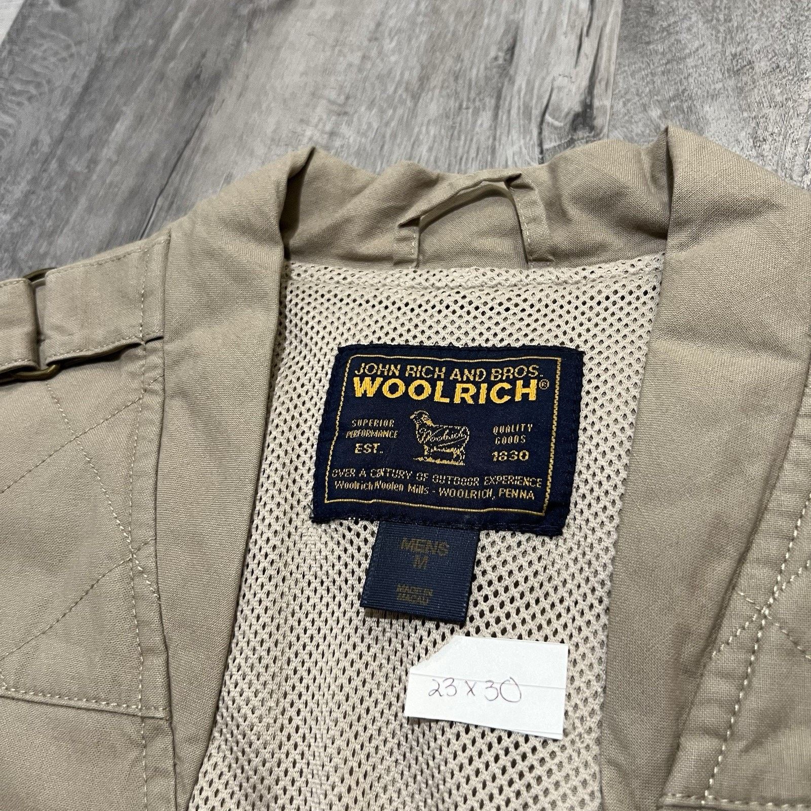 Vintage Woolrich John Rich & Bros Multi Pocket Utility Hunting Vest Size US M / EU 48-50 / 2 - 5 Thumbnail
