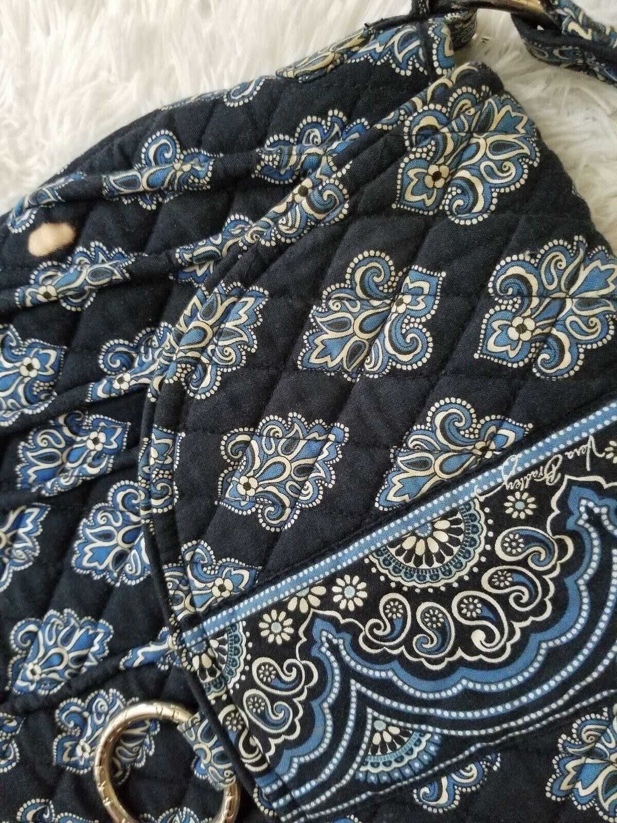 Designer Vera Bradley Bag Blue Please Read Medium Tote Size ONE SIZE - 7 Thumbnail