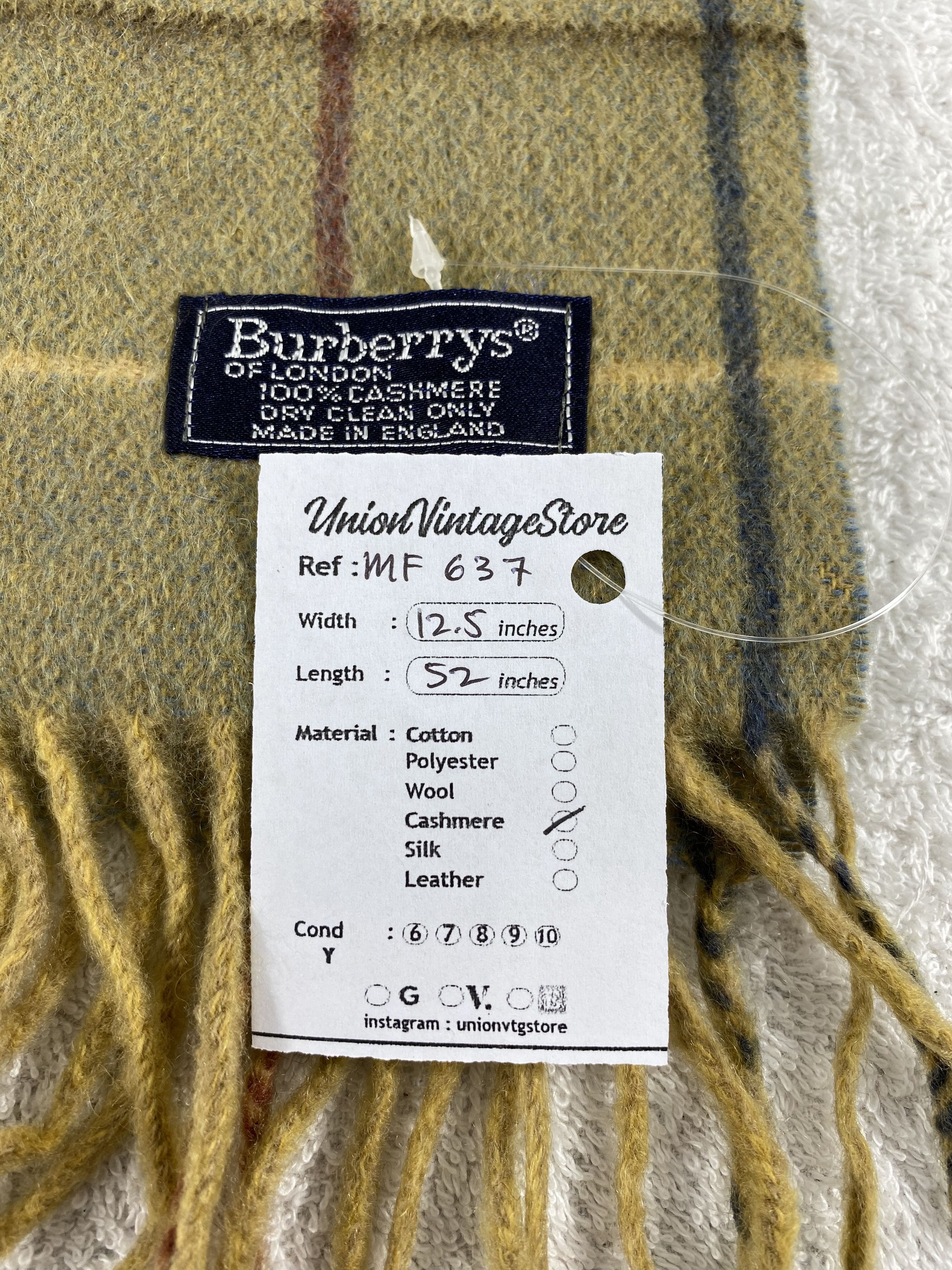 Burberry Vintage Burberry Scarf/Muffler/Neckwear MF637 Size ONE SIZE - 5 Thumbnail