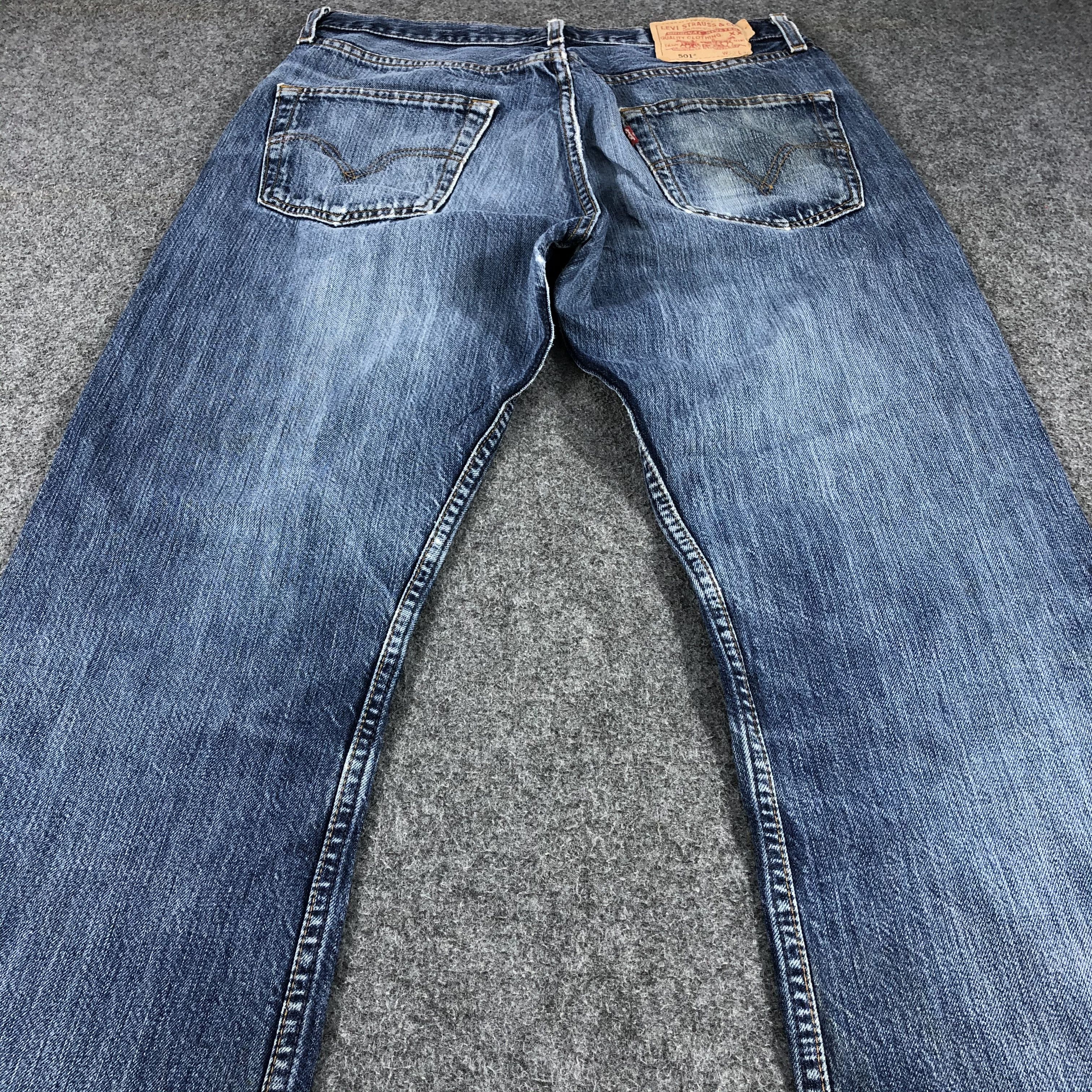 Levi's Vintage 90s Levis Jeans Lot 501-JM964 Size US 31 - 4 Thumbnail
