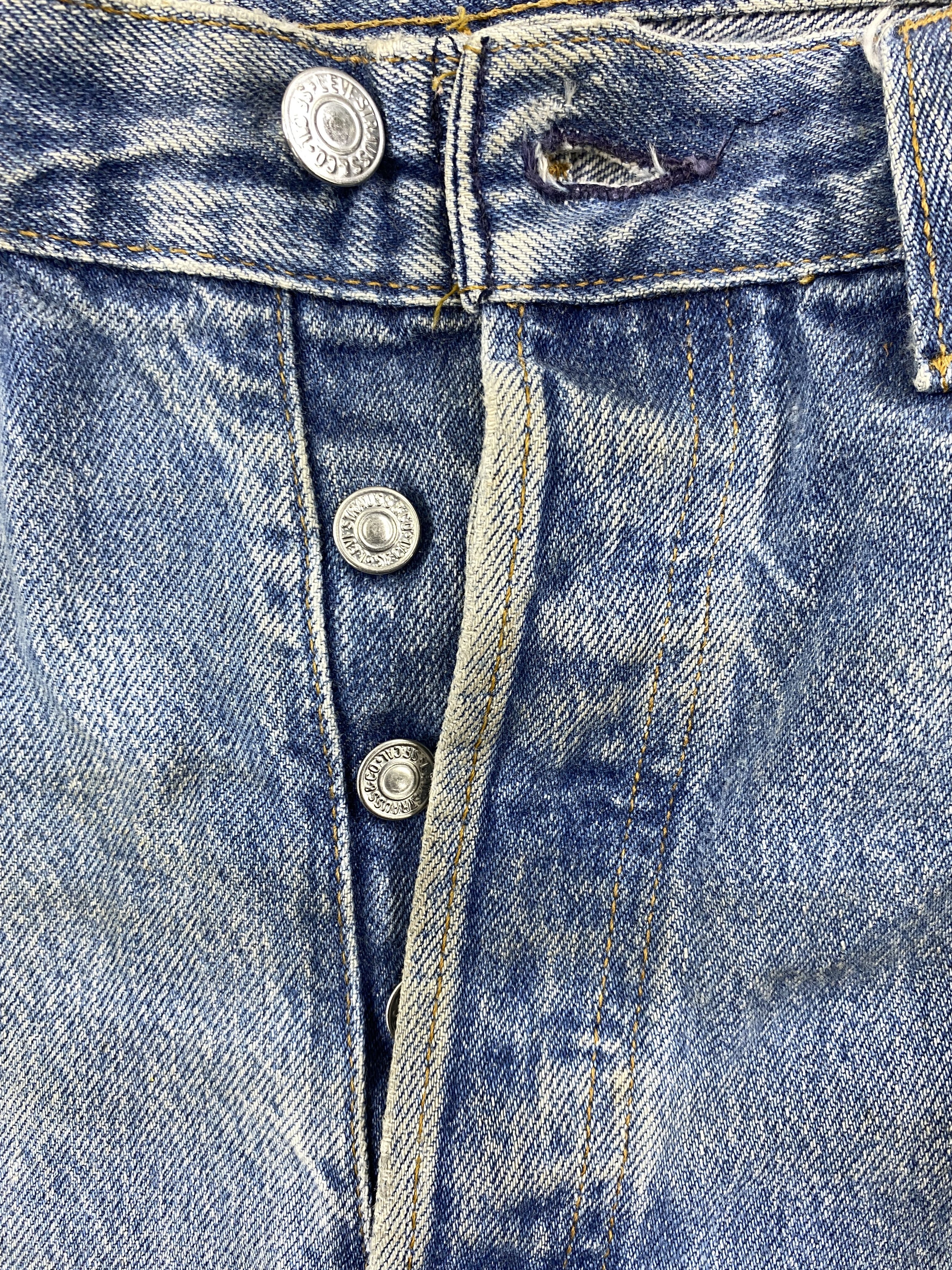 Levi's 90's Mid Blue Vintage Levi's 501 USA 33x33 Denim -JN1553 Size US 33 - 6 Thumbnail