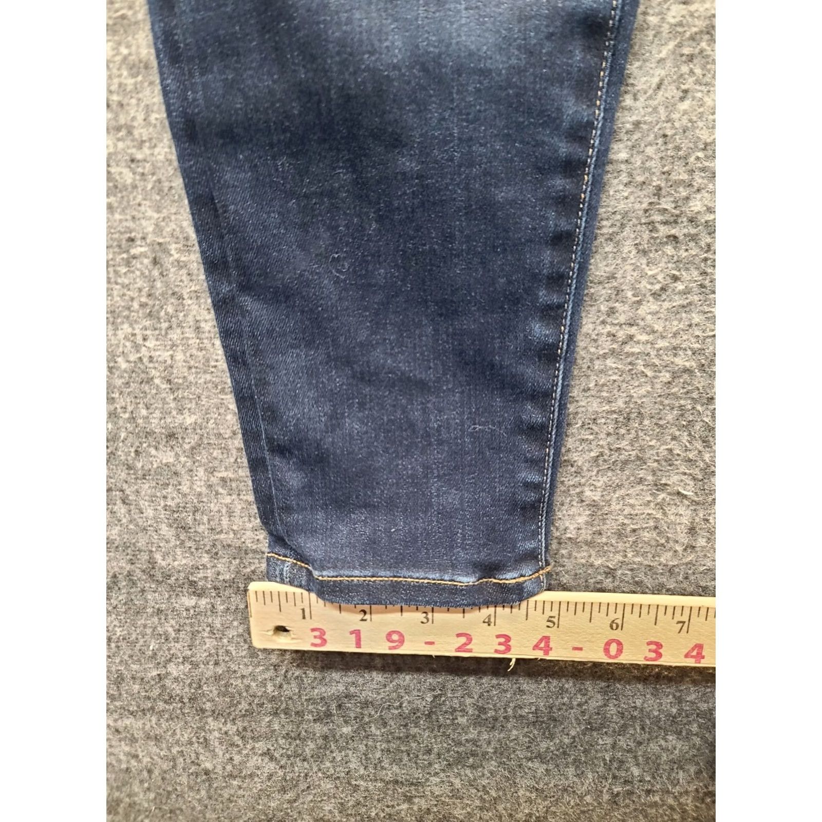 Madewell Madewell Jeans Womens 27x28 High Rise Skinny Ankle Distressed Comfort Stretch Denim Blue 5-Pocket Regular Rise Womens Jeans Size 27" / US 4 / IT 40 - 7 Thumbnail